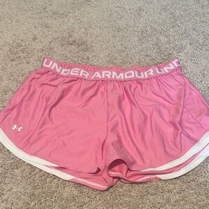 Under Armour Women's Athletic Pink Shorts